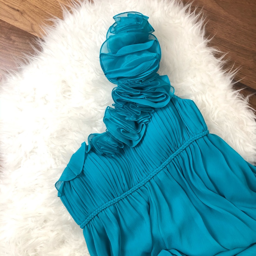 AQUA TURQUOISE GOWN SIZE 2